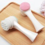 3d silicon double-sided silica gel cleansing brush