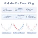 V-face lifting device ems massage double chin remover