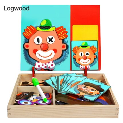 Baby toy magnetic puzzle 3d jigsaw puzzle