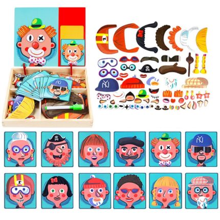 Baby toy magnetic puzzle 3d jigsaw puzzle
