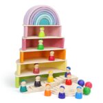 Baby toys 12pcs 6pcs rainbow blocks