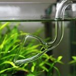 Clear glass lily pipe outflow and skimmer inflow with suction cup 13mm 17mm for aquarium planted fish tank aquatic filter system