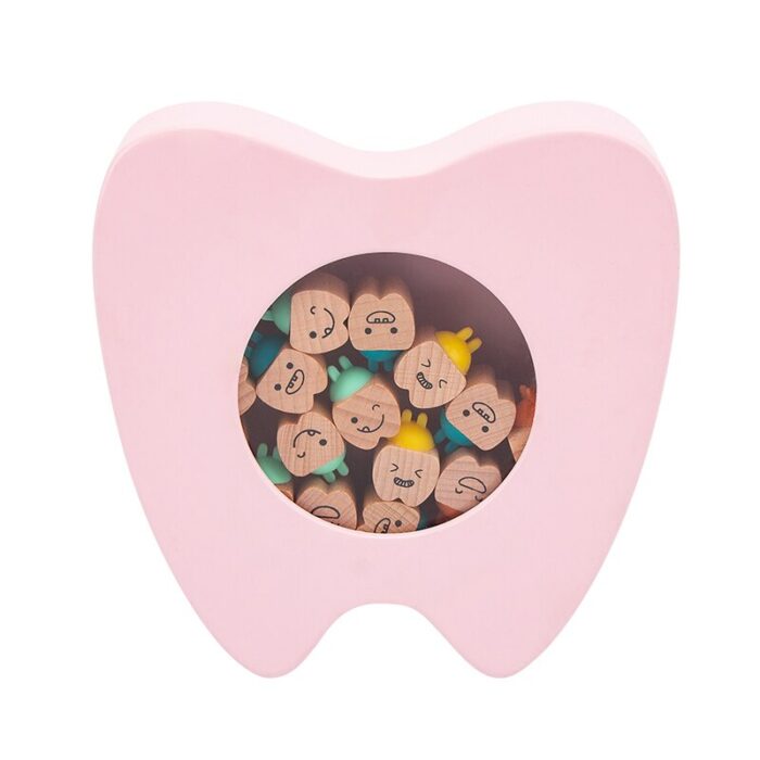 High quality baby teeth box wooden souvenirs
