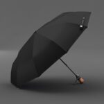 Luxury automatic big windproof 10k folding golf sun umbrella