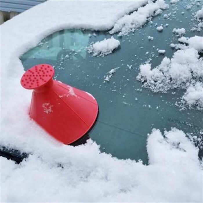 Magic windshield ice scraper for car window ice scraper remove snow shovel cone shaped funnel round scrapers cleaning snow tool