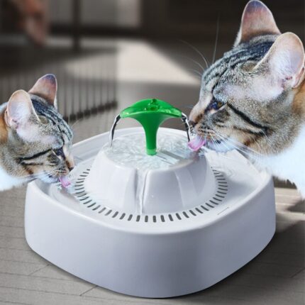 1.3l cat water fountain universal usb charging pet automatic water dispenser bowl with 3 gear ultra-quiet dog cat drinking water