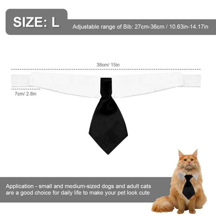 10 pcs pet dog bow ties adjustable cat neck tie stripe cute cotton necktie puppy kitten pets grooming collar