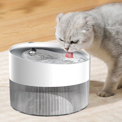 2.5l automatic cat water fountain pet drinking dispenser electric smart feeder dog drinking water bowl mute pets water feeder