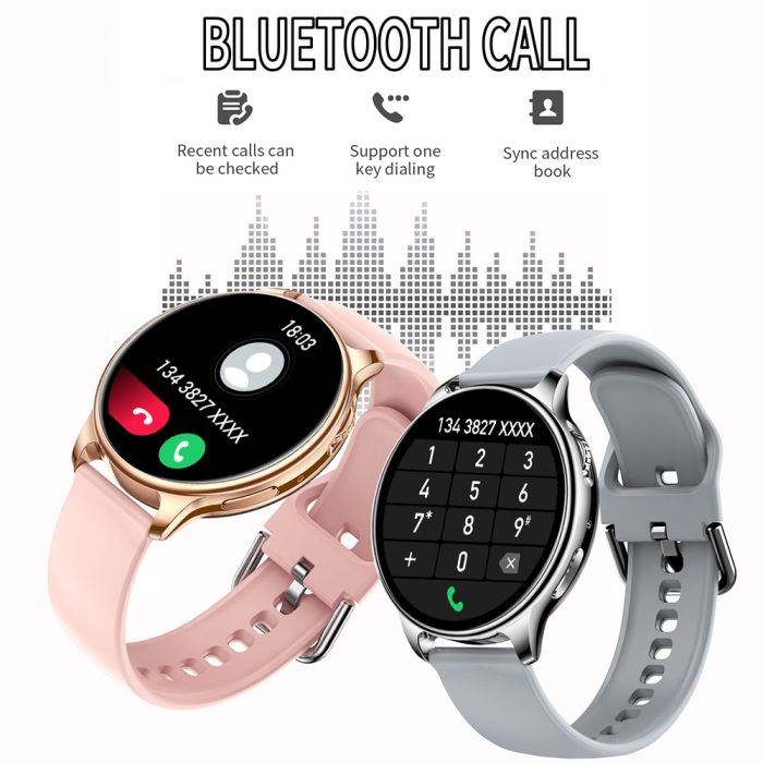 2023 new bluetooth answer call smart watch women with rotate button men women dial call smartwatch sport fitness tracke bracelet