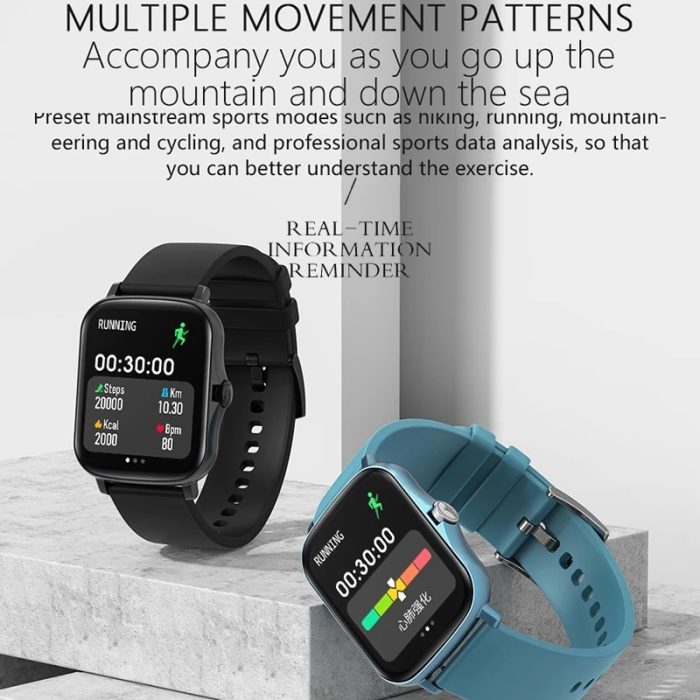 Gadgend smart watch women full touch fitness tracker blood pressure waterproof gts 2 smartwatch men sport smart clock y20 p8 plus