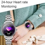 Gadgend 2023 smart watch women heart rate blood monitoring full touch screen ip68 waterproof fitness tracker smartwatch for android ios