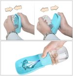 280 ml pet dog water bottle foldable drinking bottles dispenser drink feeder travel outdoor portable drinking cup pet products