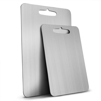 304 stainless steel cutting board, vegetable chopping board & cutting boards for meat, cheese|antimicrobic, mildewproof