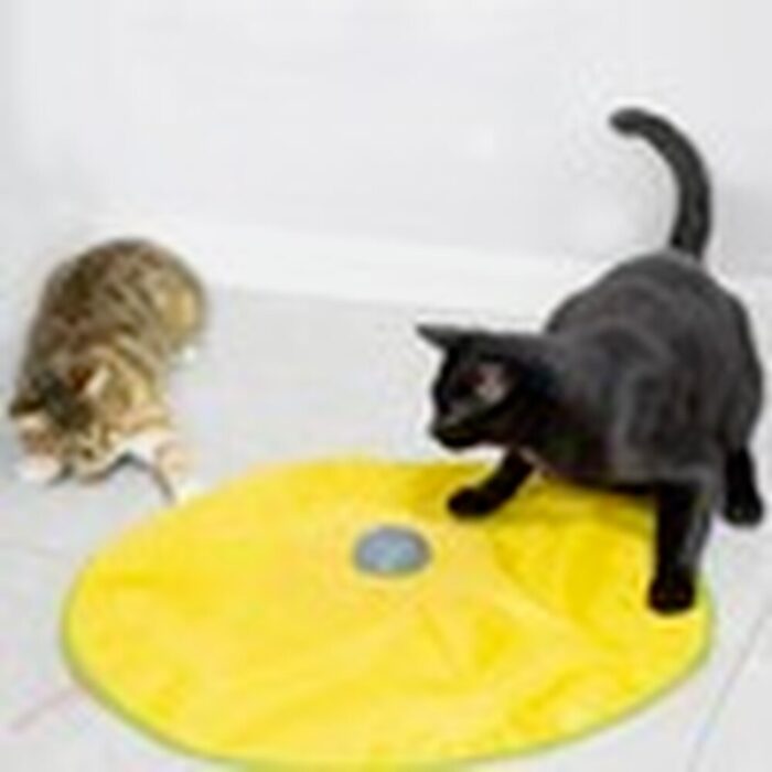 4 speeds funny automatic cat toy electric motion undercover fabric moving mouse tail battery powered interactive toy for kitten
