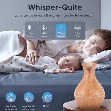 Air humidifier ultrasonic usb aromatherapy essential oil diffuser purifier aroma anion mist maker home car with led night lamp