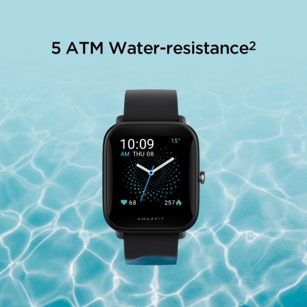 Gadgend bip u pro gps smartwatch color screen smart watch 5 atm waterproof 60+ sports mode for android phone