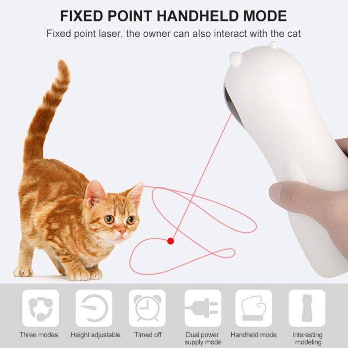 Automatic interactive cat toy smart toys teasing pet led laser