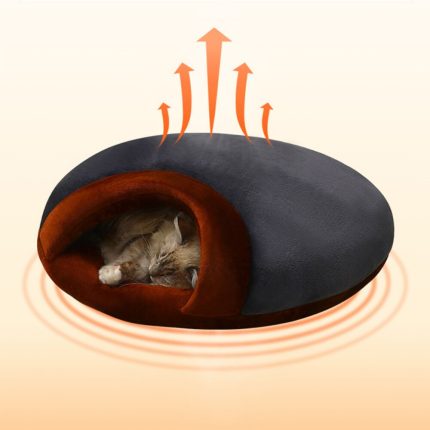 Cat heating pad bed adjustable 3 level temperature sleeping mat winter warm kitten cave pet dog cats heated pad usb charging