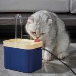 Cat water fountain auto filter usb electric mute cat drinker bowl recirculate filtring drinker for cats pet water dispenser 1.5l