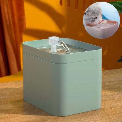 Cat water fountain automatic cat water dispenser with filter usb charging mute pet drinking bowl for cats 1.5 l pet accessories