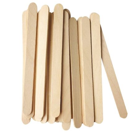 Craft sticks ice cream sticks wooden popsicle sticks 11.4cm(4-1/2″) length treat sticks ice pop sticks