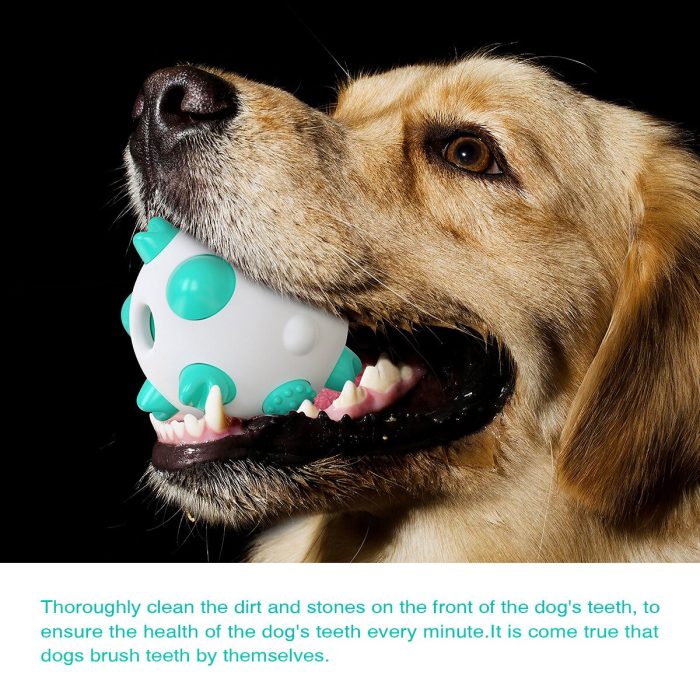 Dog chew ball toy tpr funny safe interactive pet ball bite resistant toys ball aggressive chewer puppy teeth cleaning ball