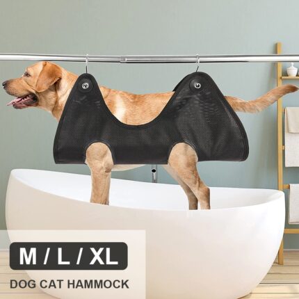 Dog hang hammock pets grooming nail trimming bathing helper restraint bag drying towel soft hammacks for small large dogs cat