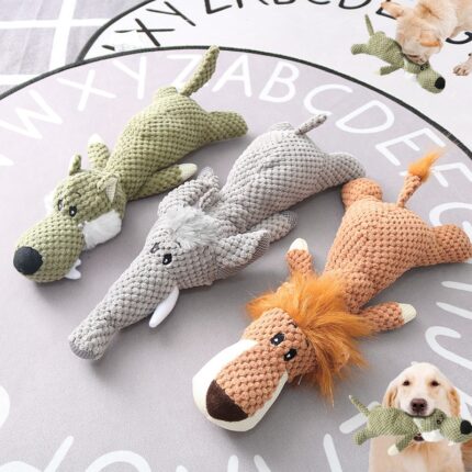 Dog stuffed toy soft pet chew toy for small medium dogs cats bite interactivity game kitten puppy squeak toys dog accessories