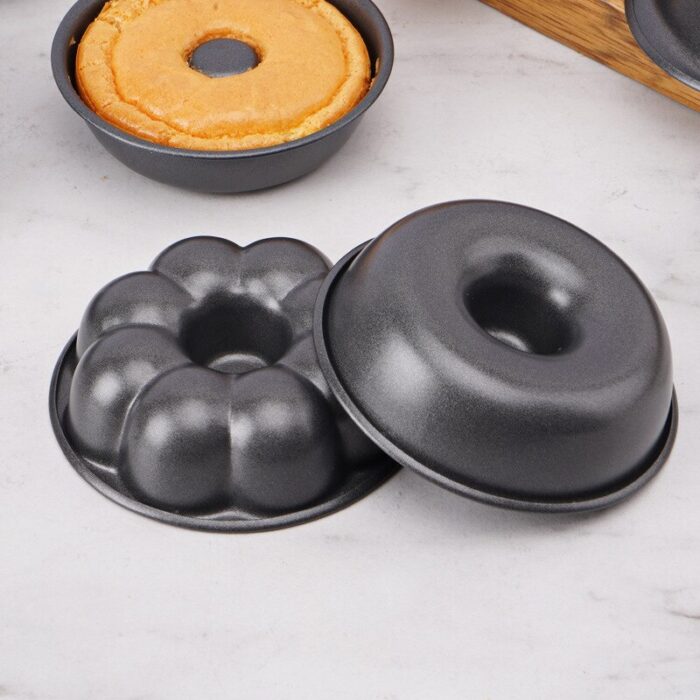 Donut pan for baking, upgraded deepened doughnut tray, 12 pack mini bagel mold for oven, nonstick and heavy duty