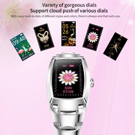 Gadgend smart watch full touch smartwatch women blood pressure monitor multi-sports modes fitness bracelet for lady