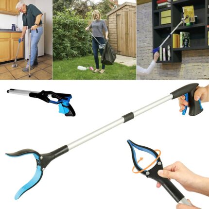 Foldable litter reachers pickers pick up tools gripper extender grabber picker collapsible garbage pick up tool grabbers