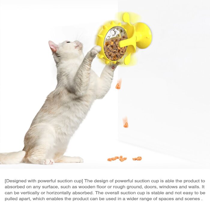 Interactive treat leaking toy for cat dogs original slow feeder funny dog wheel pet products accessories leaking ball