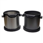 Large 60oz/1800ml stainless steel coffee knock box – professional coffee and espresso accessories for home