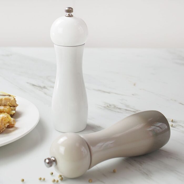 Leeseph salt and pepper grinder with ceramic grinder adjustable coarseness, elegant pepper shakers for fresh spices