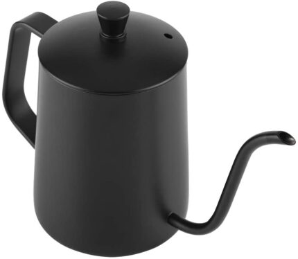 Long narrow spout coffee pot, 304 stainless pour over drip coffee pot gooseneck tea kettle