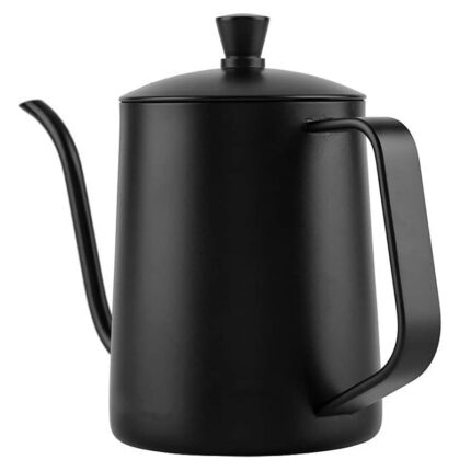 Long narrow spout coffee pot, 304 stainless pour over drip coffee pot gooseneck tea kettle