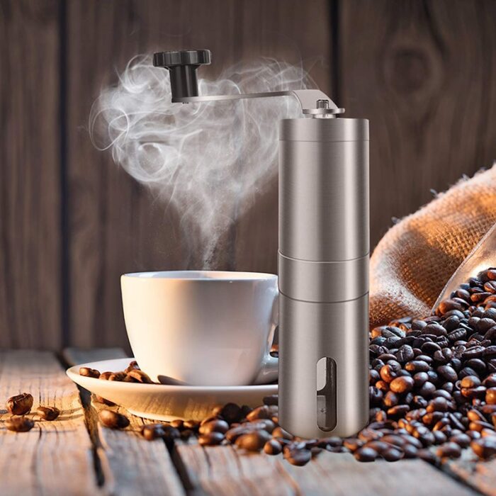 Manual coffee grinders – adjustable coffee bean mills, brewing grinders for office home, traveling, camping and french press