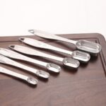 Measuring cups & spoons set – premium stainless steel measuring cups and measuring spoons for dry and liquid ingredient