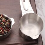 Measuring cups & spoons set – premium stainless steel measuring cups and measuring spoons for dry and liquid ingredient