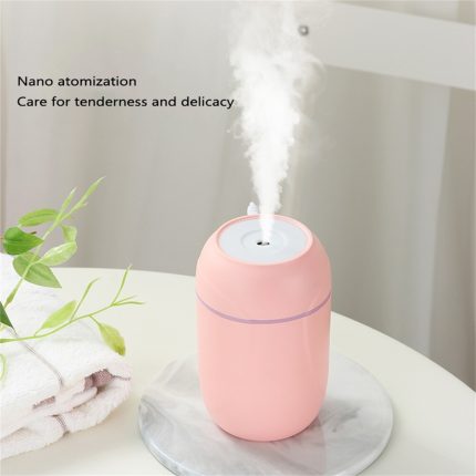 Mini air humidifier colorful essential oil diffuser ultrasonic sprayer mist maker aromatherapy diffuser car home humididicator
