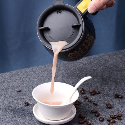 New automatic self stirring magnetic mug 304 stainless steel coffee milk mixing cup creative blender smart mixer thermal cups
