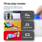 Nintendo switch oled model game console white and neon set