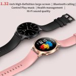 Gadgend 2022 bluetooth call smart watch women fitness tracker heart rate custom dial watch sport smart bracelet for android ios