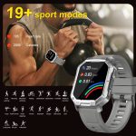 Gadgend new bluetooth call smart watch men outdoor sports fitness tracker health monitor bracelet big battery life 410mah