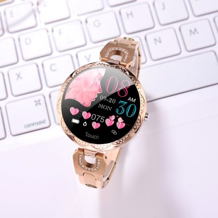 Gadgend fashion women’s smart watch waterproof wearable device heart rate monitor sports smartwatch for women ladies