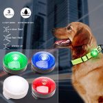 Pet dog led light lamp tag for collar harness leash 3 light modes waterproof night safety outdoor walking lights dogs supply