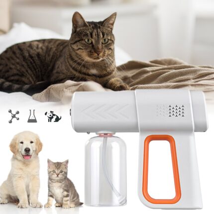 Pets disinfection sprayer 380ml handheld mist rechargeable spraying machine multifunctional atomizer for cat dogs