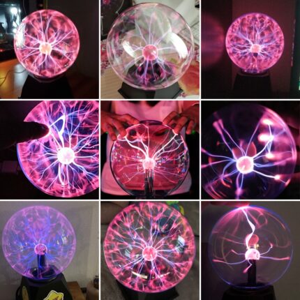 Plasma ball novelty magic crystal touch lamp 220v led night light child nightlight birthday christmas kids decor gift lighting