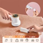 Gadgend portable electric lint remover for clothing fuzz fabric shaver removes lint trimmer sweater shaver lint pellet machine