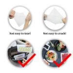 Reusable food storage bags – bpa free reusable freezer bags leakproof freezer safe lunch bag for meat fruit vegetable